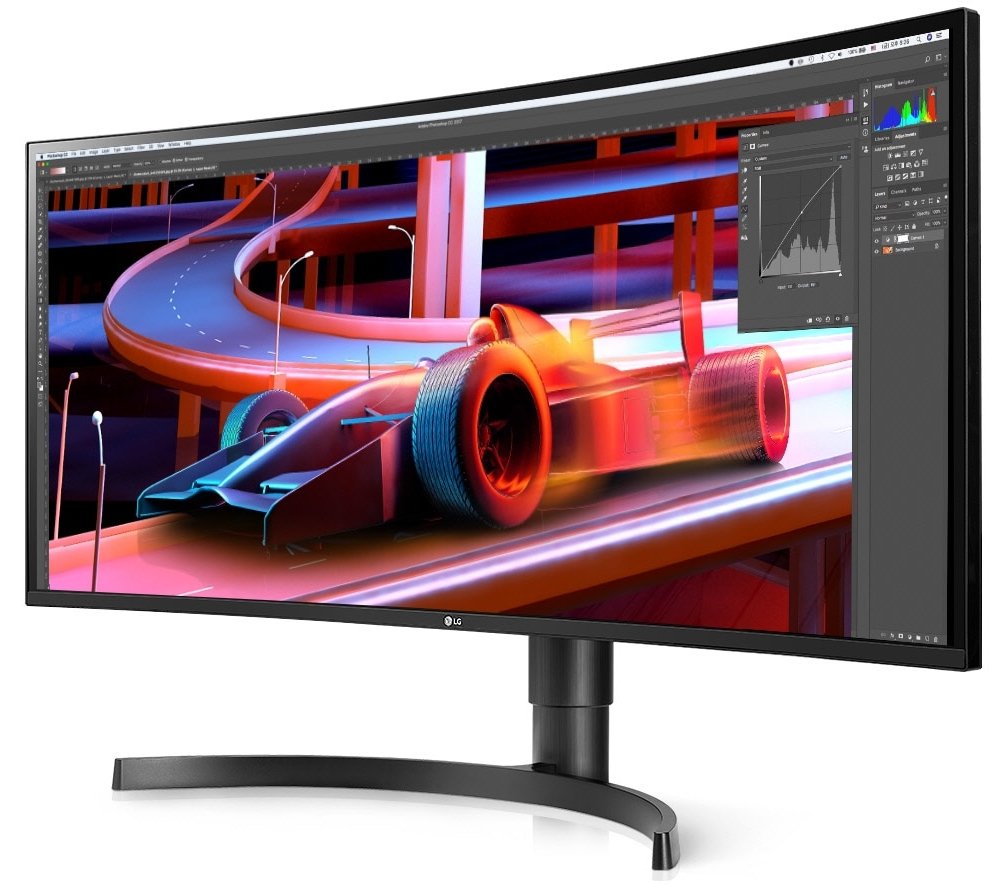 LG 34WL85C-B MONITOR przod